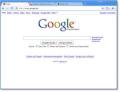 Die Google-Seite im Chrome-Browser.