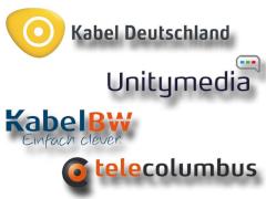 Kabel-Tarife von Kabel Deuschland, Kabel BW, Unitymedia und Tele Columbus
