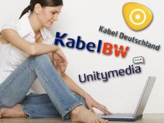 Kabel-Angebote von Kabel BW, Kabel Deutschland und Unitymedia