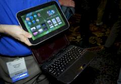 Das Hybrid-Ideapad U1 mit dem Android-Tablet LePad Slate