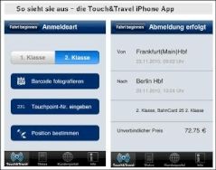 Touch & Travel lsst sich nun auch per iPhone nutzen
