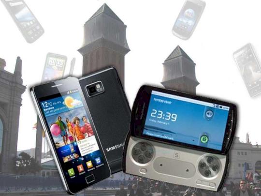 Smartphones vom Mobile World Congress 2011