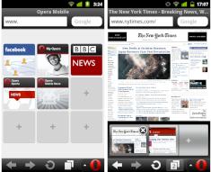 Opera Mini 6 und Opera Mobile 11 fr Handy, Smartphone und Tablet