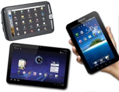 Pearl Touchlet, Motorola Xoom, Samsung Galaxy Tab