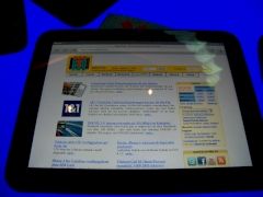 Die teltarif.de-Homepage auf dem HP Touchpad.