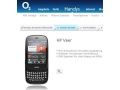 o2 zeigt das HP Veer auf seiner Homepage
