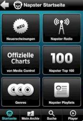 Napster fr iPhone und Android verfgbar
