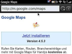 Die Google Maps App kann auf Blackberrys einfach nachinstalliert werden.