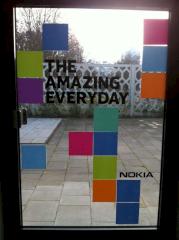 Der Werbeslogan fr das neue Windows Phone von Nokia.
