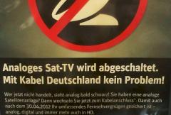 Kabel Deutschland versucht, Satelliten-Nutzer fr sich zu gewinnen.
