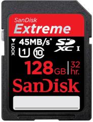 SanDisk stellt weltweit schnellste 128-GB-SDHX-Speicherkarte vor