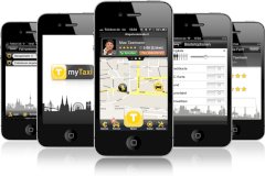 Die Taxi-App myTaxi ermglicht den direkten Draht zwischen Taxifahrer und Fahrgast. 