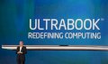 Paul Otellini (CEO von Intel) stellt auf der CES 2012 das Konzept der Ultrabooks vor.