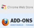 Die Webportale Chrome Webstore und Mozilla Add-Ons liefern Erweiterungen fr die beiden Browser aus.