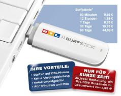 RTL Surfstick jetzt auch mit 90-Tage-Paket