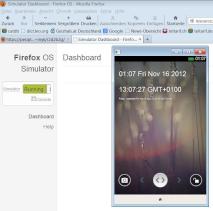 Die Firefox-Erweiterung mit der Simulation im separaten Fenster