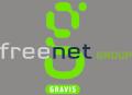 Logos von freenet und Gravis