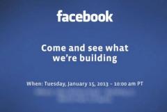 Facebook ldt zu geheimnisvoller Produktvorstellung am 15. Januar