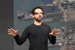 Sergey Brin stellt die Datenbrille Google Glass vor (Archivbild).