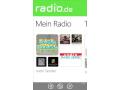 radio.de startet auf Windows Phone 8
