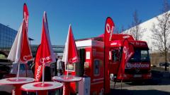 Vodafone zeigt auf der CeBIT in Hannover LTE-Anwendungen.