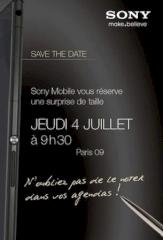 Einladung fr ein Sony-Event in Paris