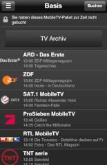 Im Mobile-TV-Basis-Paket der Telekom sind unter anderem ARD und ZDF mit ihren Hauptprogrammen vertreten