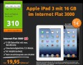 iPad 3 mit Internet-Flat 3000 fr 19,95 Euro