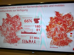 Vodafone-Karten zum aktuellen Netz-Ausbau