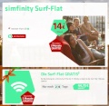 Die Simfinity-Surfflat mit 3 GB ungedrosseltem Datenvolumen.
