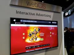 Interaktive Werbung auf dem smarten webOS-Fernseher von LG.