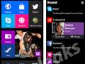 Die Benutzer-Oberflche des Normandy erinnert stark an Windows Phone 8