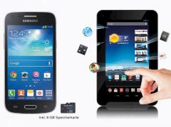Aktuelle Aldi-Angebote: Samsung Galaxy Core Plus und 99-Euro-Tablet