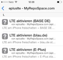 E-Plus LTE mit dem iPhone