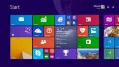 Der neue Startbildschirm von Windows 8.1.