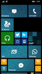 Windows Phone 8.1 bietet einen Hintergrund auf Kacheln