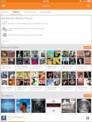 So soll Google Play Music knftig auf dem iPad aussehen
