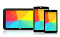 Familienzuwachs fr das LG G Pad 8.3: Drei neue Tablets mit 7-, 8- und 10-Zoll-Display