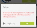 Drittanbietersperre blockiert App-Kauf im Google Play Store