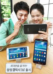 Samsung zeigt Riesen-Smartphone: Was halten Sie vom 7 Zoll groen Galaxy W?