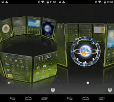 Yandex-Shell: Startbildschirm mit 3D-Karussel 