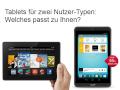 Kindle Fire HD & Tolino Tabs zum Sonderpreis: Fr wen sich welches Tablet eignet