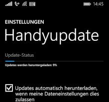 Update fr die Developer Preview von Windows Phone 8.1