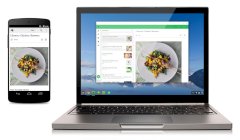 Evernote auf einem Chromebook und einem Smartphone.