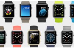 Die Apple Watch kommt in vielen Varianten.