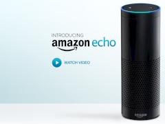Amazon Echo hrt zu & antwortet: Hndler zeigt sprach­ge­steuerten Laut­sprecher