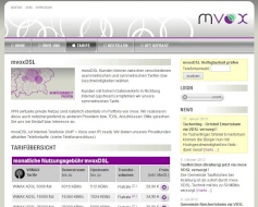 mvox Webseite