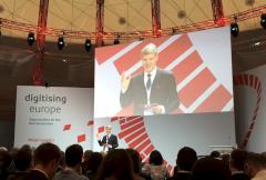 Vodafone-Deutschland-Chef Jens Schulte-Bockum auf der Konferenz digitising europe.