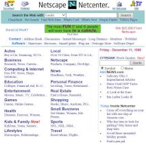 Netscape-Webportal 1998