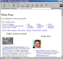 Netscape Navigator in Version 4